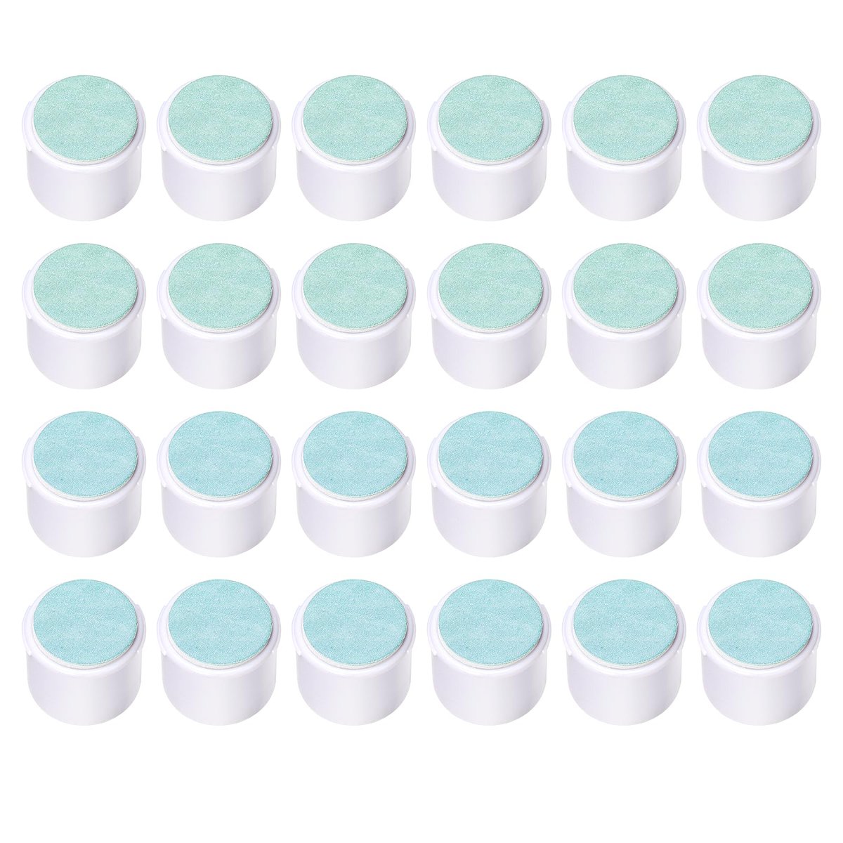 24-teilige Ersatzpads für elektrische Nagelfeile, passend für Frida Baby Nagelfeile (Grün: 6-12M; Blau: 12+M Babys)