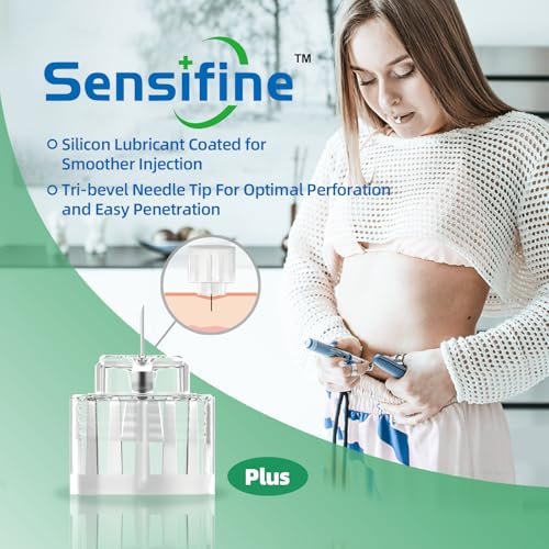 Sensifine Plus Pen Nadeln 32G x 4mm, 100 Stück, Universell Kompatibel mit den meisten Pen-Geräten