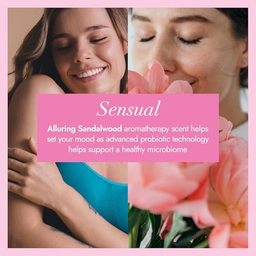 Vagisil Intimwaschgel für die Intimhygiene, Scentsitive Scents® Sensual Mood Verführerisches Sandelholz, pH-ausgeglichen und gynäkologisch getestet, 355 ml (1er-Pack)