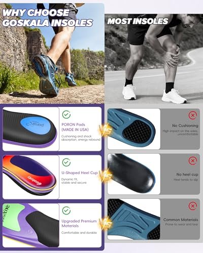 Professionelle Mittelgewölbe-Unterstützung Einlegesohlen für Über 230+ lbs, Plantarfasziitis Einlagen für Damen und Herren, Flache Füße Orthopädische Einlagen Sportschuh Einlegesohle