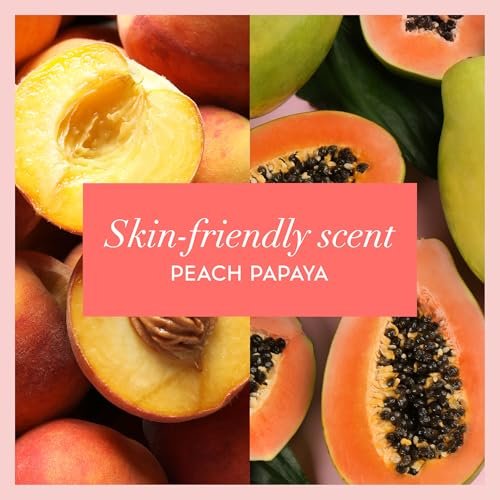 Vagisil Intimwaschgel für die tägliche Pflege, Scentsitive Scents® Joyful Mood Pfirsich Papaya, pH-hautneutral und gynäkologisch getestet, 355 ml