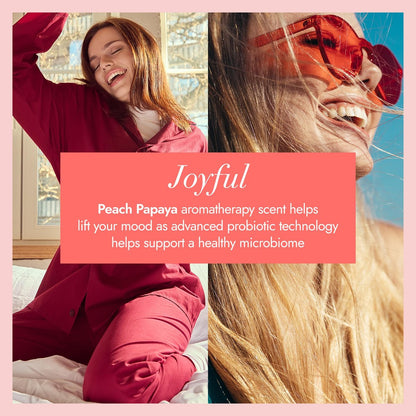 Vagisil Intimwaschgel für die tägliche Pflege, Scentsitive Scents® Joyful Mood Pfirsich Papaya, pH-hautneutral und gynäkologisch getestet, 355 ml