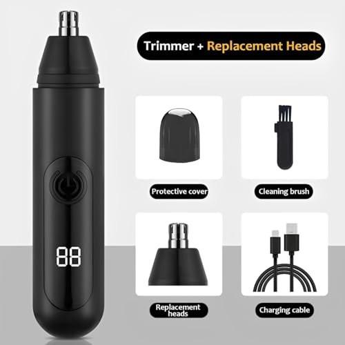 Mr Bold Pro Nasenhaartrimmer – Schmerzfreier & Sanfter Nasenhaartrimmer für Herren mit 360°-Klingensystem