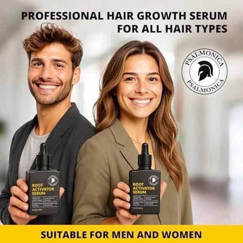 Root Activator Haarwuchs Serum: Kopfhaut Serum gegen Haarausfall und zur Regeneration – Natürliche Haaröle für Haarwachstum für Männer und Frauen (1 Fl Oz (Packung mit 1))