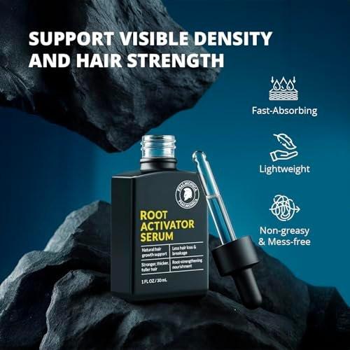 Root Activator Haarwuchs Serum: Kopfhaut Serum gegen Haarausfall und zur Regeneration – Natürliche Haaröle für Haarwachstum für Männer und Frauen (1 Fl Oz (Packung mit 1))
