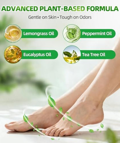 Nanoxa Schuhdeodorant Spray, 5 fl oz – Leistungsstarker Fuß- & Schuhgeruch Entferner, Fußspray für schwitzige Füße, schnell wirkend & langanhaltend für Schuhe, Sporttaschen, Helme