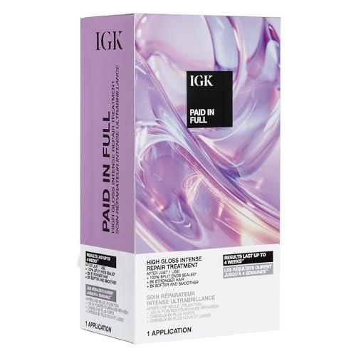 IGK Paid In Full High Gloss Intense Repair Treatment – 100 % Versiegelung gesplisster Spitzen – Die nächste Generation der Haarreparatur