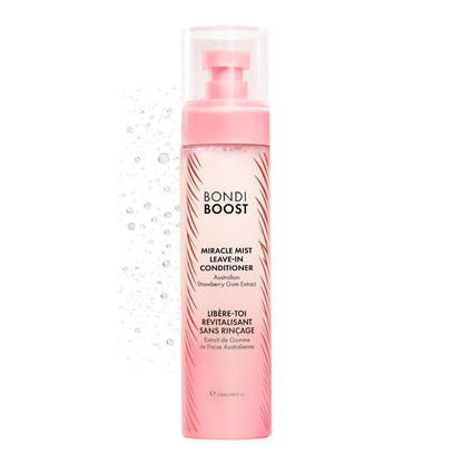 BONDIBOOST Miracle Mist Leave In Conditioner [5,07 Fl Oz] – 2-in-1 Hitzeschutzspray & Pflegemist für entwirrtes Glashaar, mit Biotin & Erdbeerextrakt, sulfat- & parabenfrei