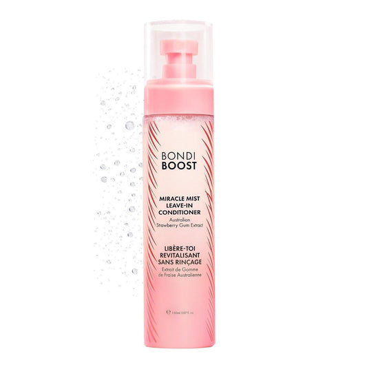 BONDIBOOST Miracle Mist Leave In Conditioner [5,07 Fl Oz] – 2-in-1 Hitzeschutzspray & Pflegemist für entwirrtes Glashaar, mit Biotin & Erdbeerextrakt, sulfat- & parabenfrei