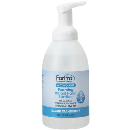 ForPro Alcoholfreier Schaum-Handreiniger, feuchtigkeitsspendend, farbstofffrei, Island Tranquility Duft, 20 Fl Oz