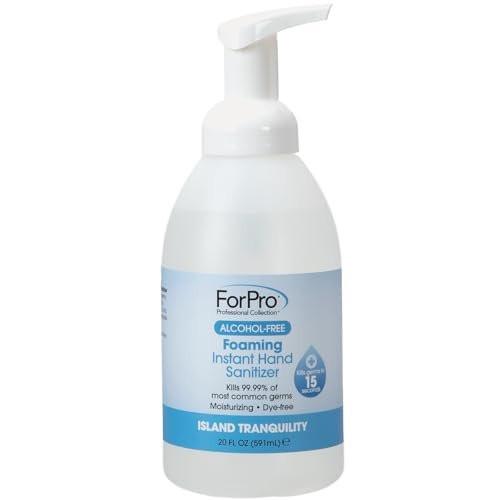 ForPro Alcoholfreier Schaum-Handreiniger, feuchtigkeitsspendend, farbstofffrei, Island Tranquility Duft, 20 Fl Oz