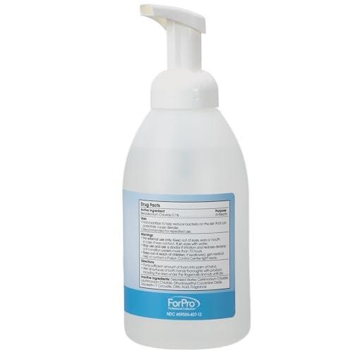ForPro Alcoholfreier Schaum-Handreiniger, feuchtigkeitsspendend, farbstofffrei, Island Tranquility Duft, 20 Fl Oz