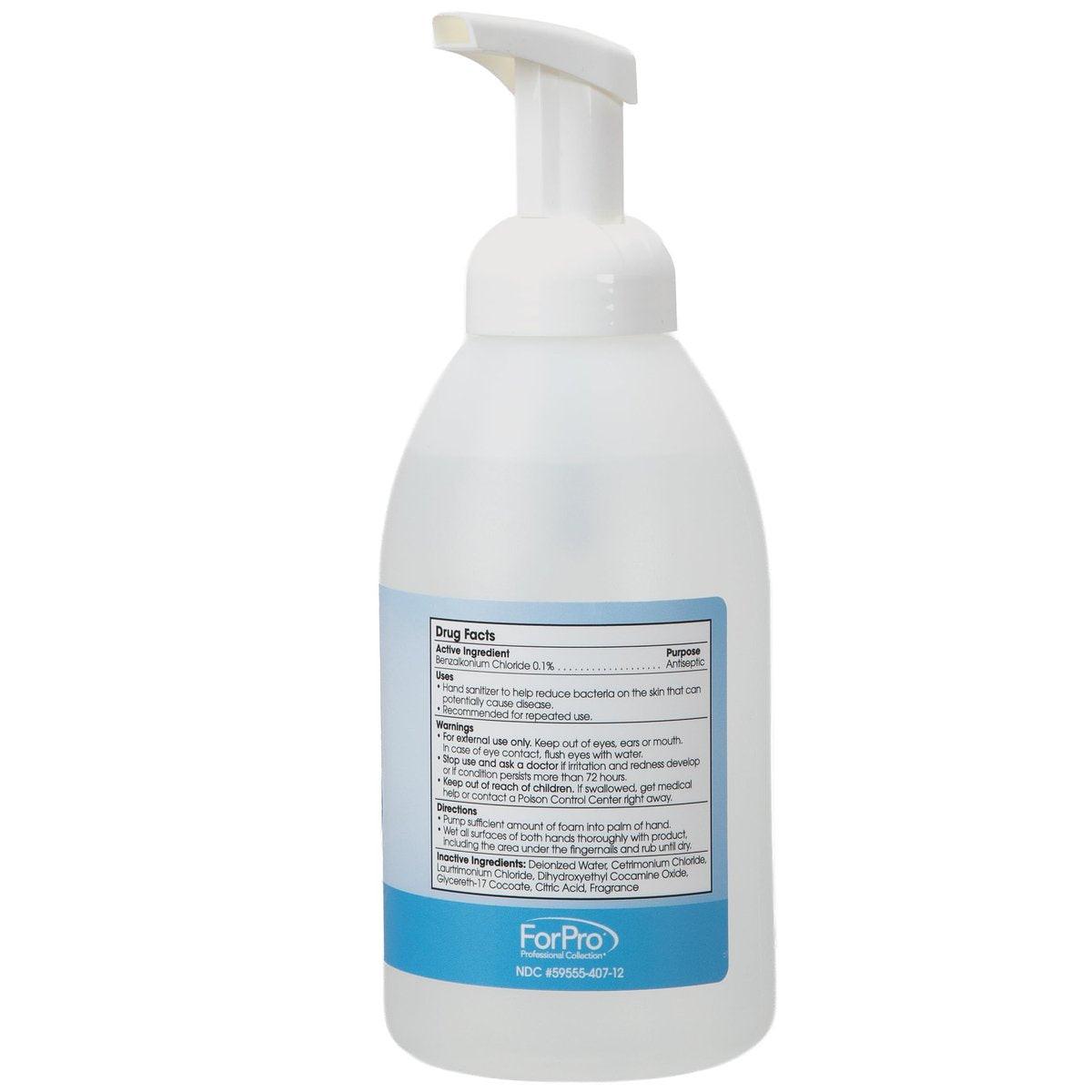 ForPro Alcoholfreier Schaum-Handreiniger, feuchtigkeitsspendend, farbstofffrei, Island Tranquility Duft, 20 Fl Oz