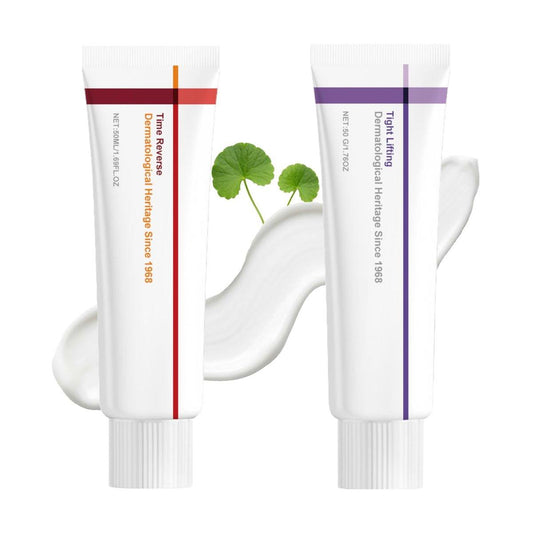 Centella Asiatica Gesichtscreme mit Retinol – Zeitumkehr und straffende Lifting-Creme Duo, parfümfrei, 2 x 100 ml