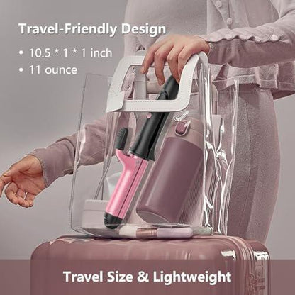 2-in-1 Haarglätter und Lockenstab | Dual-Voltage-Reiseglätteisen | 3 Hitzestufen 160°C-210°C | Keramikbeschichtung | Automatische Abschaltung | Tragbarer Mini-Styler für alle Haartypen