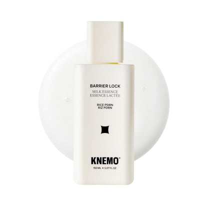 KNEMO BARRIER LOCK Rice PDRN Milk Essence – Intensive Feuchtigkeitspflege mit 6 Ceramiden für trockene, empfindliche & gereizte Haut (150 ml)