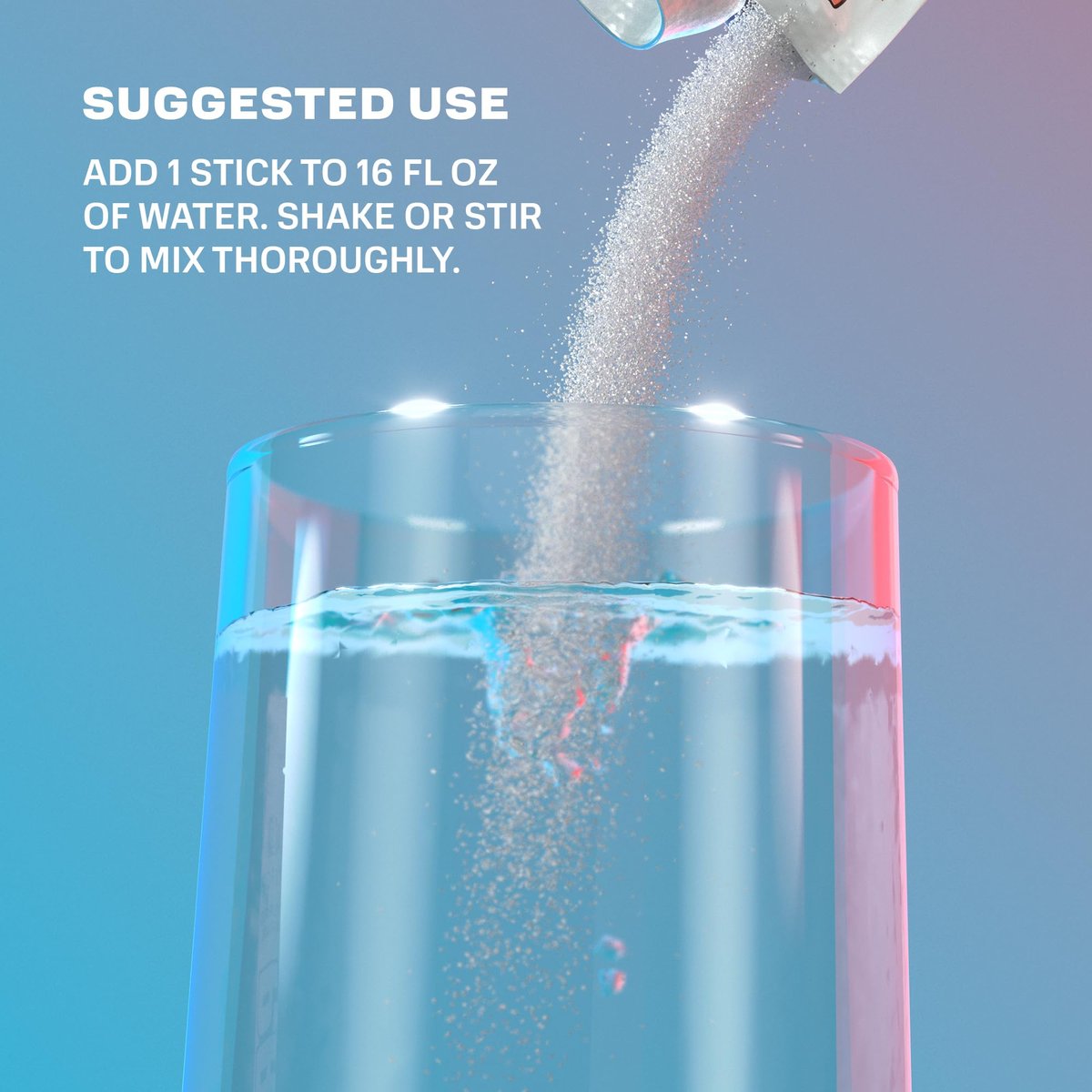 Prime Rapid Rehydration Electrolyte Powder Sticks – Zuckerfreies Hydrationsgetränk mit Natrium, Kalium, Magnesium & B-Vitaminen – Ice Pop Geschmack – 16 Portionen