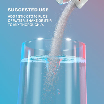 Prime Rapid Rehydration Electrolyte Powder Sticks – Zuckerfreies Hydrationsgetränk mit Natrium, Kalium, Magnesium & B-Vitaminen – Ice Pop Geschmack – 16 Portionen