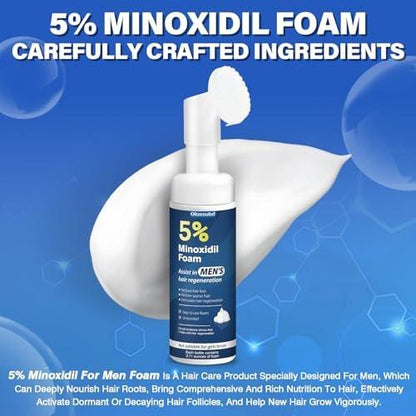 Minoxidil 5% Schaum für Männer – Haarwachstum, gegen Haarausfall und lichte Stellen