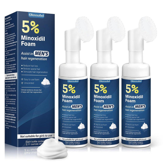 Minoxidil 5% Schaum für Männer – Haarwachstum, gegen Haarausfall und lichte Stellen