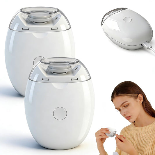 2 Stück Elektrischer Automatischer Nagelclipper & Trimmer, 2026 Neu 3-in-1 Automatischer Nagelknipser, Für die Ganze Familie USB Wiederaufladbar, Automatische Nagelclipper für Senioren für Zehen und Hände