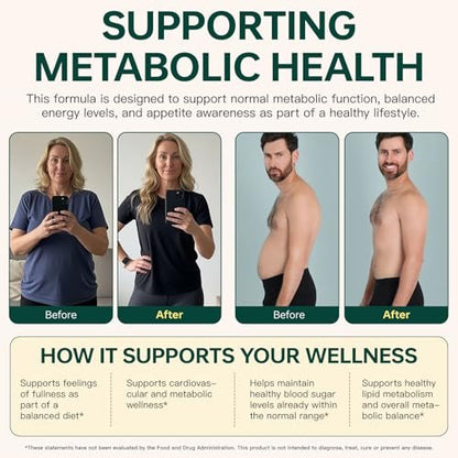 Bivinke GLP-1 Supplement Support – 90 Kapseln für metabolisches Gleichgewicht und Fitnessziele