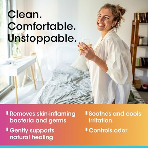 vH essentials Intimer Reinigungsspray mit Hypochloriger Säure 89 ml – Sanfte, pH-ausgewogene Damenhygiene für Geruchskontrolle, Frische & Komfort – Alkoholfrei, Brennt Nicht