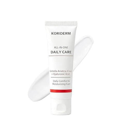 Koriderm Time Reverse Cream, All-In-One Feuchtigkeitscreme für das Gesicht, mit Centella-Säure-Formel, für hydratisierte & strahlend aussehende Haut, leicht & sanft für alle Hauttypen (50 ml / 1,69 fl oz)