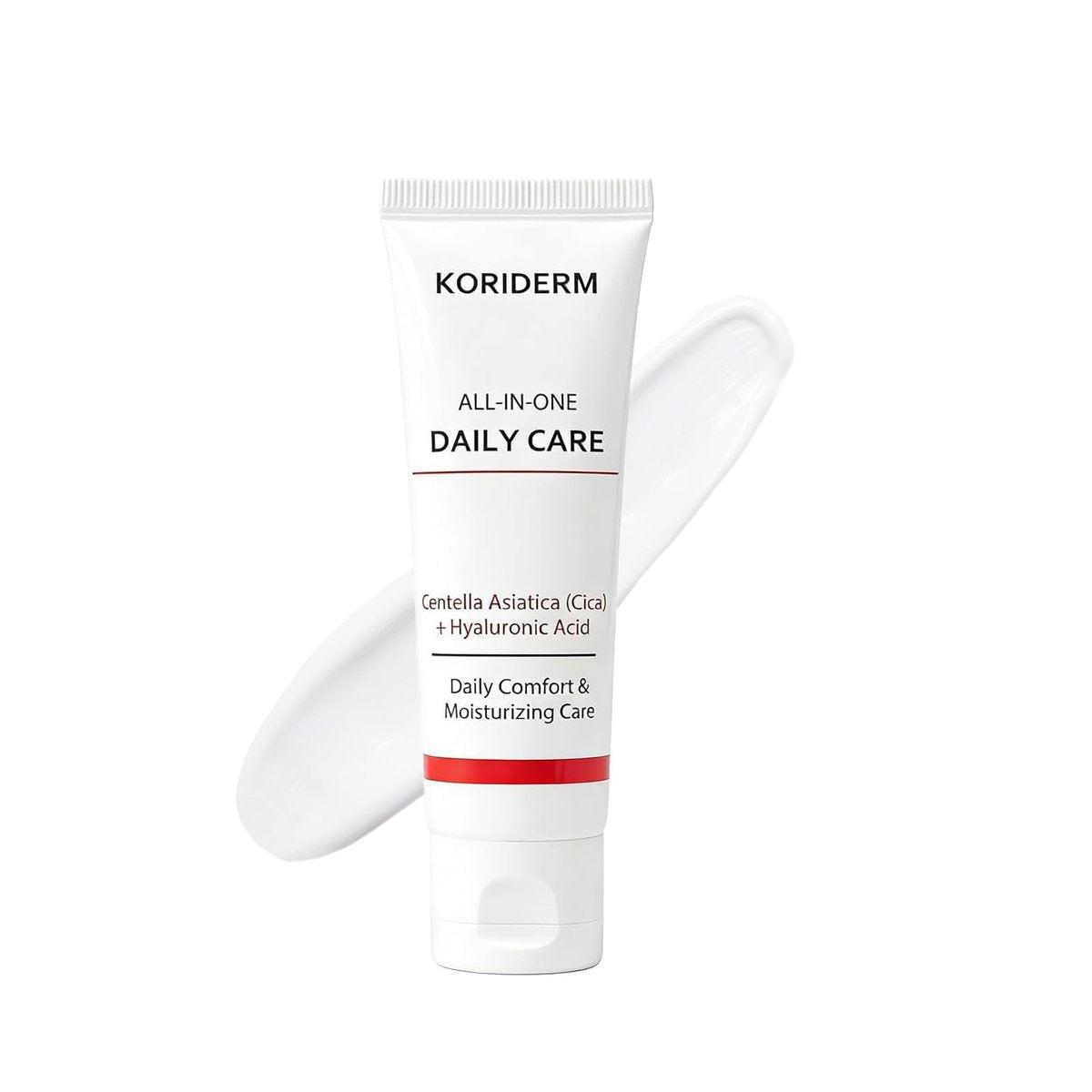 Koriderm Time Reverse Cream, All-In-One Feuchtigkeitscreme für das Gesicht, mit Centella-Säure-Formel, für hydratisierte & strahlend aussehende Haut, leicht & sanft für alle Hauttypen (50 ml / 1,69 fl oz)
