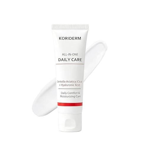 Koriderm Time Reverse Creme – All-in-One Feuchtigkeitscreme für das Gesicht, hydratisierte & strahlende Haut, Centella-Säure-Formel, leicht & sanft für alle Hauttypen (50 ml/1,69 Fl Oz)