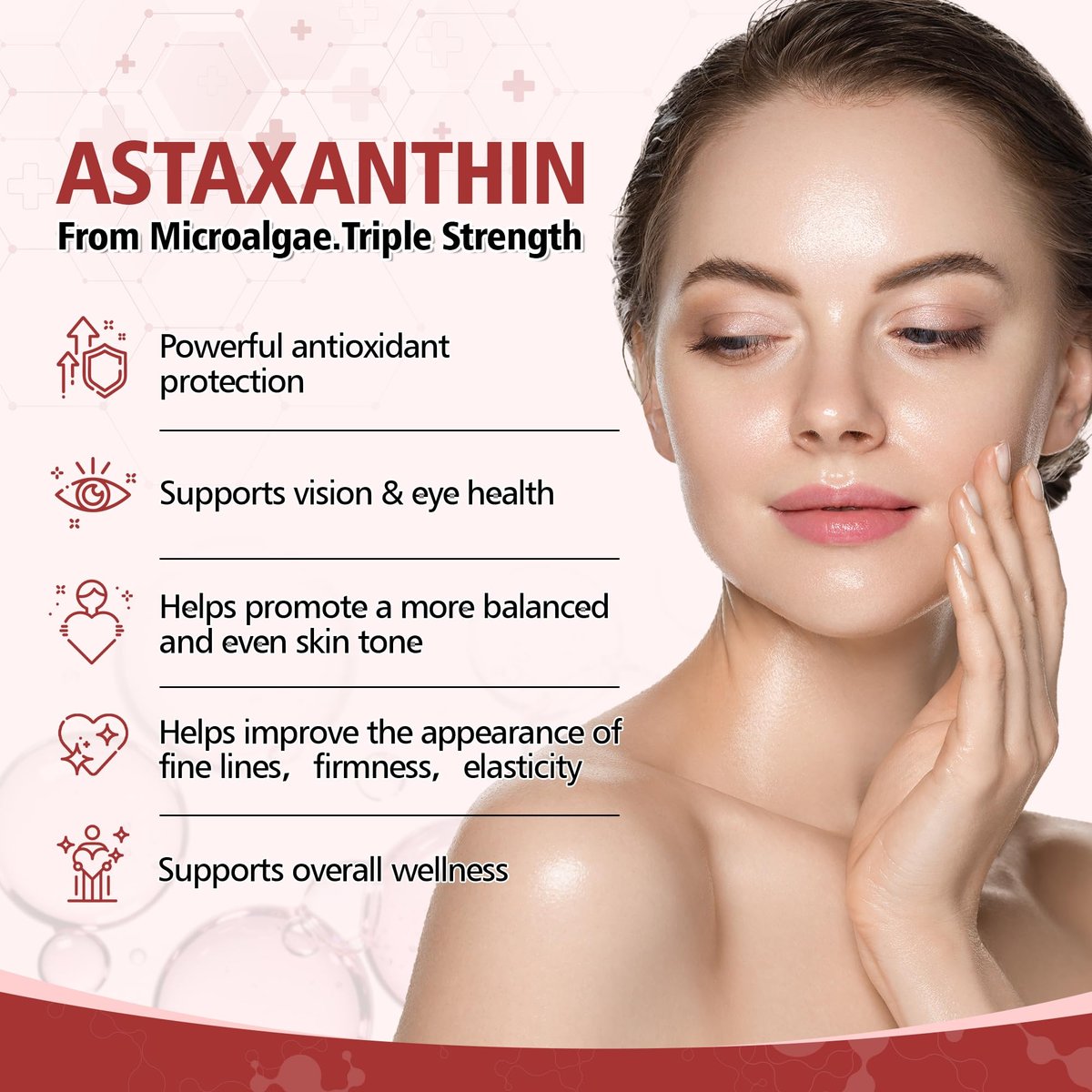 PixelVerve Astaxanthin Kapseln 12 mg, 180 Softgels, 6 Monate Vorrat | Hochreines Astaxanthin aus frischen Mikroalgen | Unterstützt Augen-, Haut- und Gelenkgesundheit | Nicht-GVO