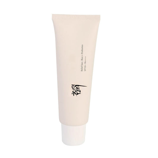 Relief Sun Bio-Koreanisches Sonnenschutzmittel SPF50+, PA++++ Reis & Probiotika, Pflegender Hautschutz für alle Hauttypen, 50 ml