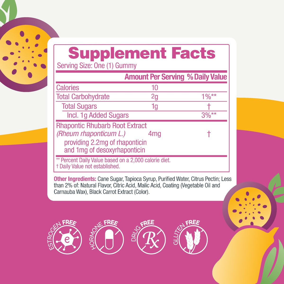 Estroven® Complete Menopause Relief Gummies für Frauen – Mango-Passionsfrucht-Geschmack, 30 Stück, hormonfrei und ohne Medikamente, tägliches Nahrungsergänzungsmittel gegen Hitzewallungen und Nachtschweiß