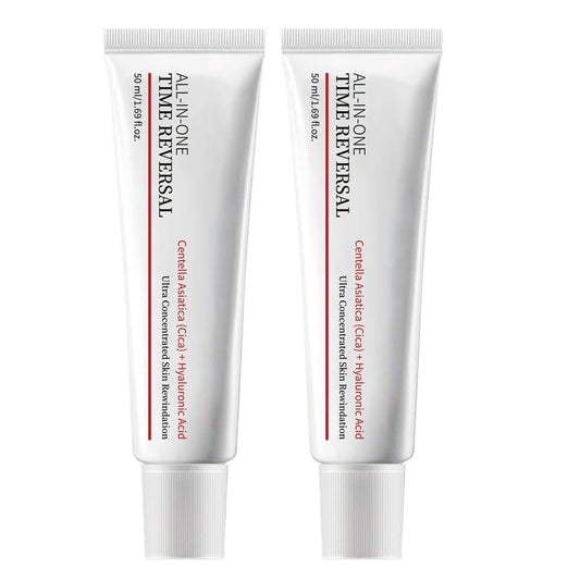 Birunwer 2er-Pack All-in-One Time Reverse Cream mit Centella Asiatica (Cica) – Tiefenfeuchtigkeit, Pflege, Straffung & Faltenreduktion mit Kollagen & Hyaluronsäure