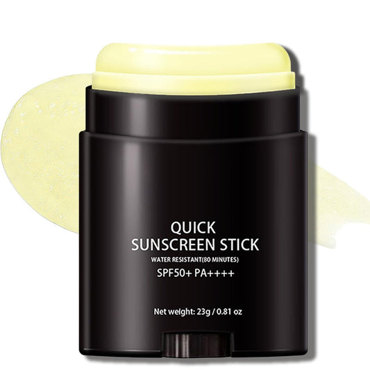 Sonnenschutz-Stick SPF PA50++++ Breites Spektrum, Halbmatte Koreanische Sonnencreme für Gesicht und Körper, Kein Weißstich, Wasserbeständig 80 Min, Tragbarer Sonnenschutz für Strand, Sport, Tägliche Nutzung, Reisegröße