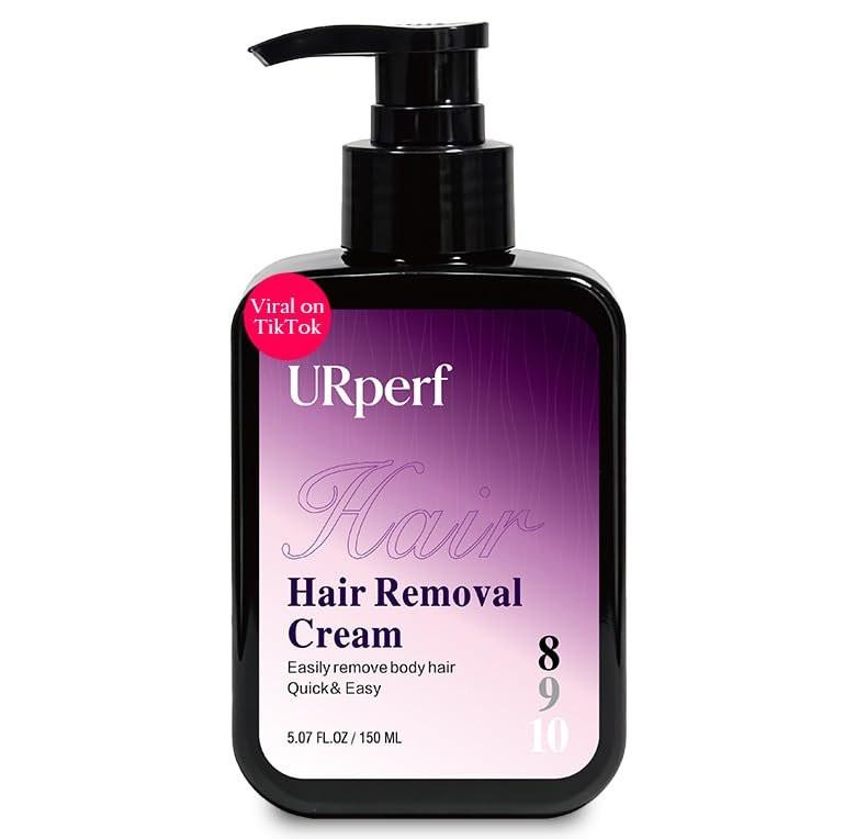 URperf Haarentfernungscreme für Körper, Beine, Arme, Achseln & Bikinizone, 150 ml