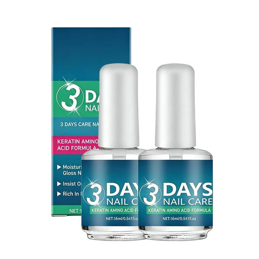 2er-Pack 3-Tage Nagelpflegeöl, 2026 Neues Nagelpflegeöl mit Keratin, feuchtigkeitsspendendes und stärkendes Nagelpflegeöl für trockene, schwache, brüchige und geschädigte Nägel