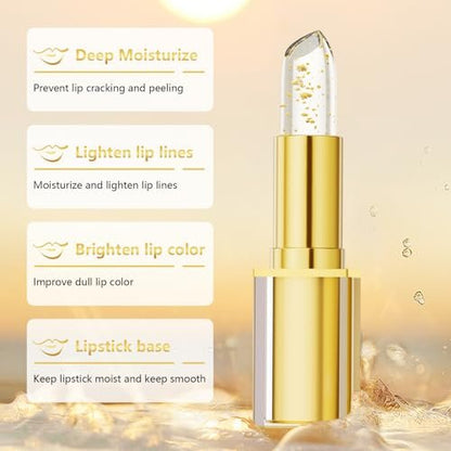 2er-Pack True Tone pH-regulierender Lippenstift für Frauen – Transferfester, farbwechselnder, klarer Lipgloss mit lang anhaltender Feuchtigkeitspflege