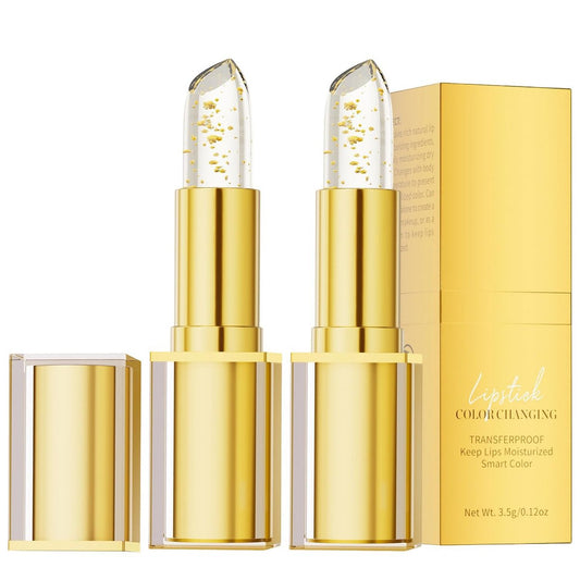 2er-Pack True Tone pH-regulierender Lippenstift für Frauen – Transferfester, farbwechselnder, klarer Lipgloss mit lang anhaltender Feuchtigkeitspflege