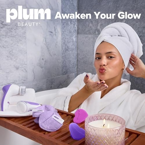 Plum Beauty Lash Lift Off Heated Eyelash Curler – USB-C wiederaufladbarer elektrischer Wimpernformer mit 2 Temperatureinstellungen – langanhaltender, sanfter Wimpernschwung für mühelos wache Augen