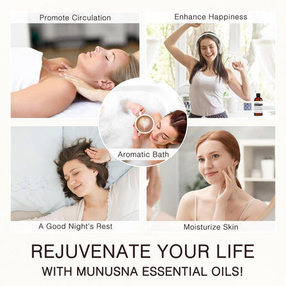 MUNUSNA Neroli Öl 100 ml – 100% reines Neroliöl für Aromatherapie, Diffuser, Hautpflege, Haarpflege, Massage, Yoga, Zuhause, Seifen- und Kerzenherstellung