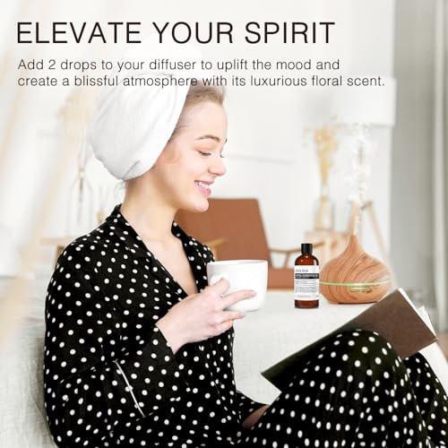 MUNUSNA Neroli Öl 100 ml – 100% reines Neroliöl für Aromatherapie, Diffuser, Hautpflege, Haarpflege, Massage, Yoga, Zuhause, Seifen- und Kerzenherstellung