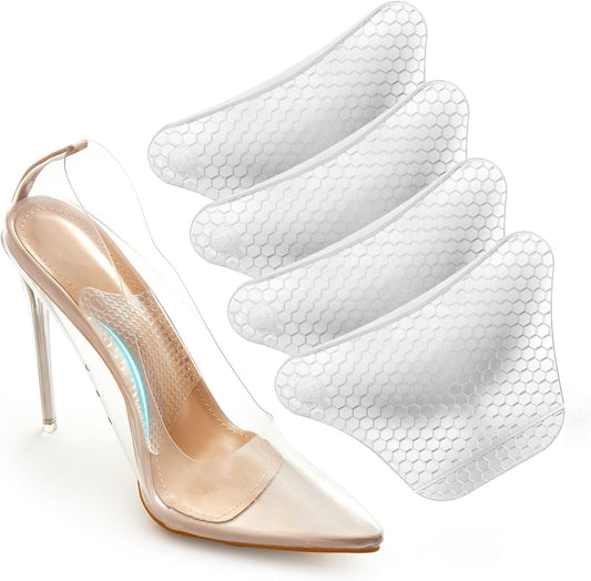 Plantarfasziitis Entlastung Fußgewölbe Stütze Weiches Gel Bogenpolster Klebende Orthopädische Schuheinlage für Plattfüße & Hohe Fußgewölbe Unterstützung für Ballerinas Sandalen Zuschneidbar, mit Extra Klebeband - 2 Paar