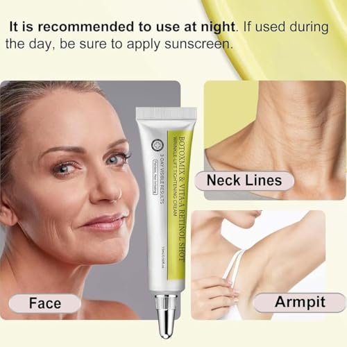 2er-Pack Botoxmix & Vita-A Retinol Shot Falten-Lift Straffende Creme, 2026 Neue Goldene Peptid-Lifting-Creme, Porenverfeinerer, Natürliches Kollagen-Lifting-Serum für alle Hauttypen