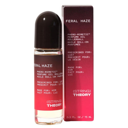STRING THEORY Pheromone Roll On Cologne Oil für Männer - Würzig & Rauchig Vanille Woody - Dunkler Rum, Vanille, Eichenholz & Haut-Moschus - Langanhaltender Duft - Pheromone Phero-Mimetisches Herren-Kölnischwasser Roll-On-Öl