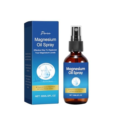 Magnesium Spray – Reines Magnesiumöl für die Füße, auslaufsichere Reisegröße, 60 ml