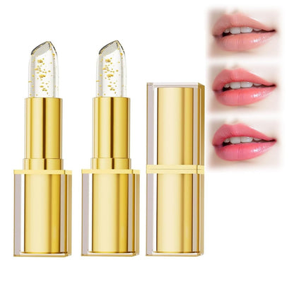 Bicotand Lippenstift pH-adaptive Farbwechsel – Transfersicherer, klarer Farbwechsellippenstift mit langanhaltender Feuchtigkeitsversorgung und tiefer Pflege (2 Stück)