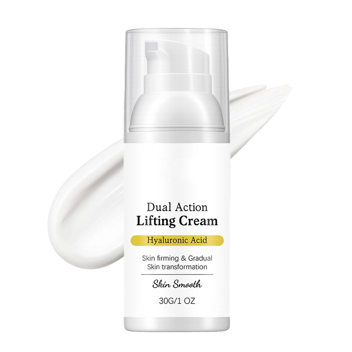 Gloramd Serum OKOA SKIN Dual Action Lifting Cream mit Peptiden & Hyaluronsäure – Straffende & Feuchtigkeitsspendende Gesichtscreme, Anti-Falten-Creme für alle Hauttypen, 0,98 Fl Oz