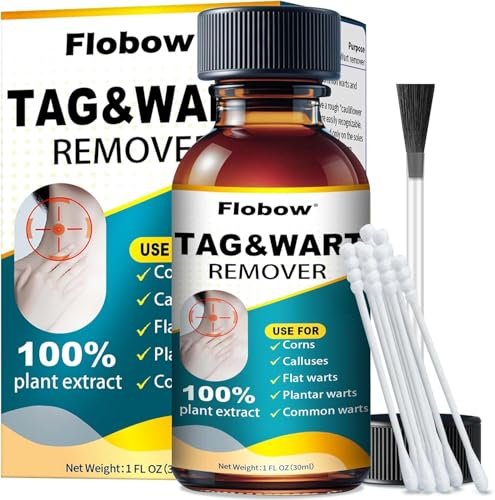 Reaua Schnell wirkender Hautmarken-Entferner für Körper und Hals – 17 % Salicylsäure-Formel gegen Plantarwarzen, Genitalwarzen und gewöhnliche Warzen für alle Hauttypen – 1 Packung