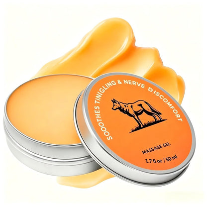 Nervenlinderungsbalsam für Neuropathie – Neuro-Magnesium-Balsam mit Menthol & MSM, kühlende Massagecreme für Muskel- und Gelenkkomfort, Lavendelduft